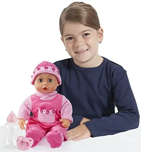 Bayer Design 93800-Pink – Bambola Bebè First Words Baby Interattiva - immagine 3