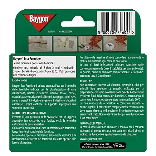 Baygon Esca Formiche – Confezione da 1 esca per uso in spazi interni ed… Vendita calda - immagine 2