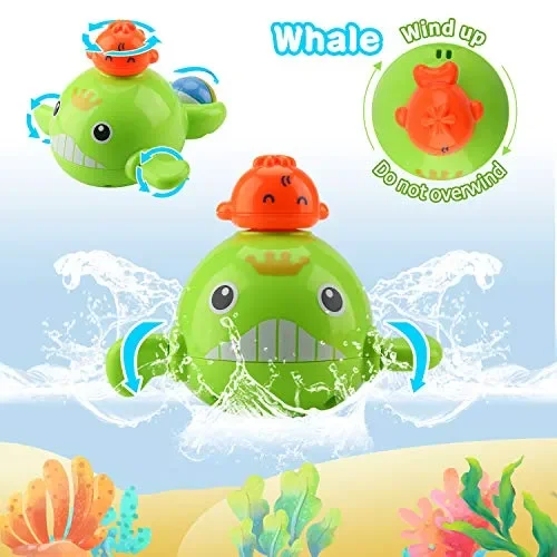 BBLIKE Giochi Bagnetto, Giocattoli da Pesca Senza Muffa con Bagno… - immagine 3