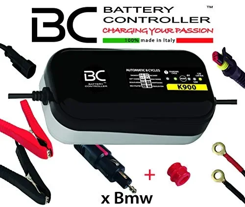 BC K900 – Caricabatteria e Mantenitore 6 Volt/12 Volt CAN-Bus per BMW