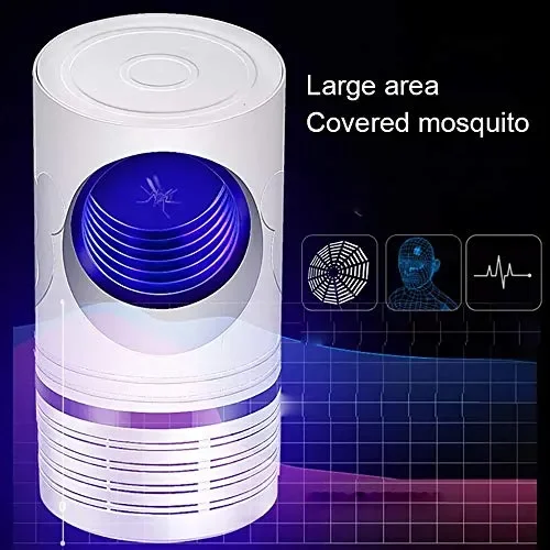 Bcamelys Lampada Antizanzare, Zanzariera Elettrica 5w Anti Zanzare USB Bianca - immagine 3