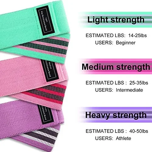 BEAU-PRO CFX Elastici Fitness (3 Pezzi), Bande Elastiche di Resistenza Set 3… - immagine 3