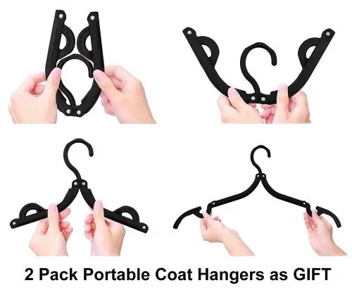 Beauty Case da Viaggio, Borsa per Toilette – Uomini e Donne, Con Gancio Verde - immagine 2