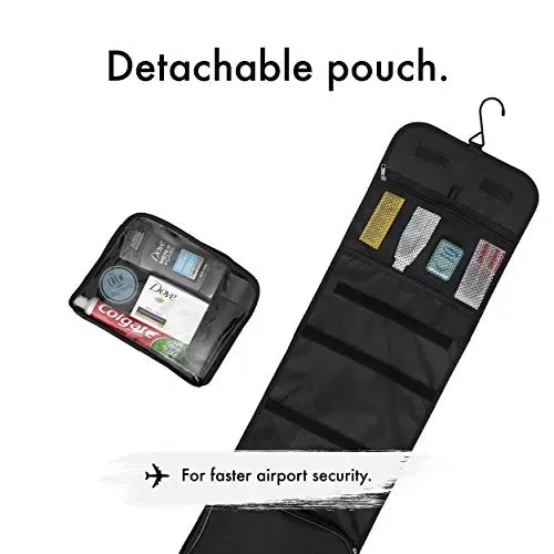 Beauty case da viaggio di Nomalite. | appendibile con gancio, Light Moda - immagine 3