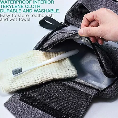 Beauty Case da Viaggio Impermeabile, Appeso Trousse Toilette Impermeabile… - immagine 3