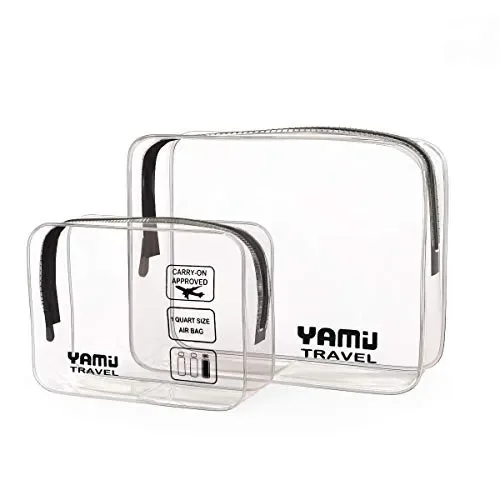 Beauty Case da viaggio YAMIU 2-Pcs cosmetici trousse Impermeabile linea Nero Vendita online