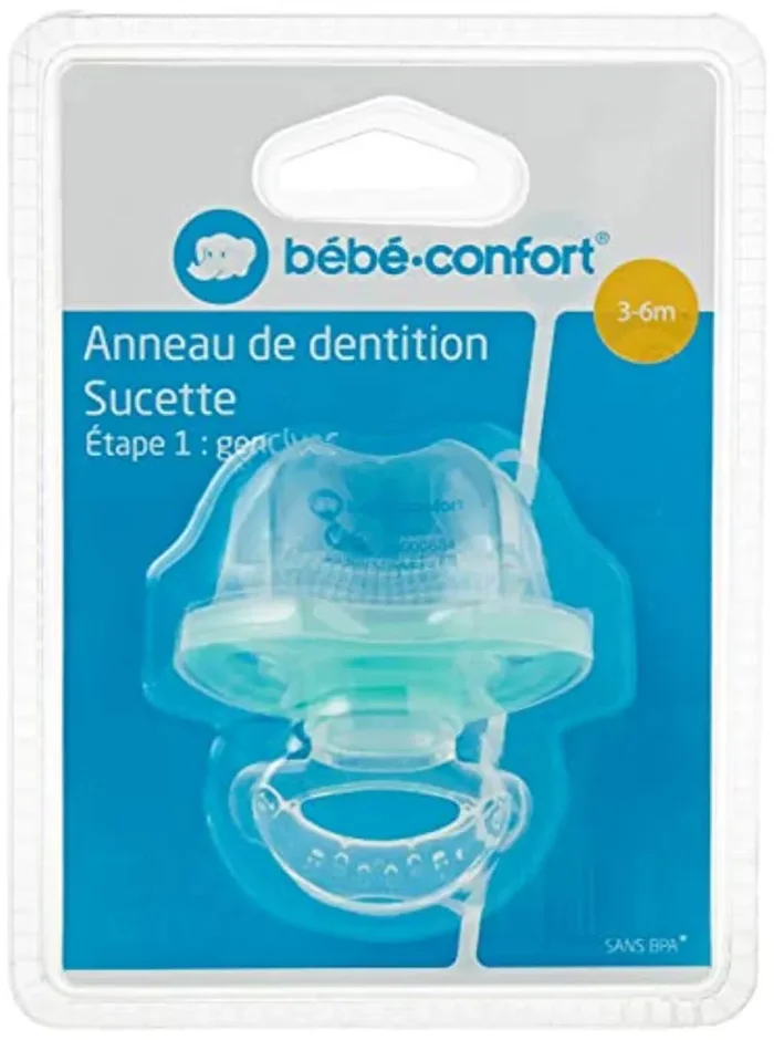 Bébé Confort Succhietto Dentizione, Massaggia Gengive Neonati, con Scatolina per il Trasporto - immagine 3