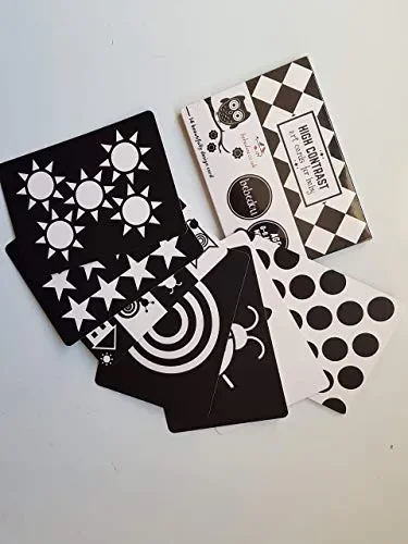 Bebedou Carte d’Arte Bambino * 7 ad Alto Contrasto in Bianco e Nero