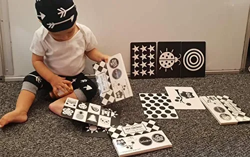 Bebedou Carte d’Arte Bambino * 7 ad Alto Contrasto in Bianco e Nero - immagine 2