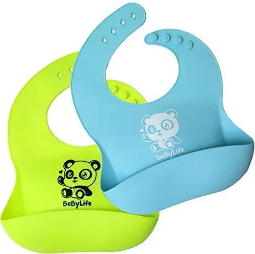 Bebylife Bavaglini In Silicone Morbido Neonato Neonata Impermeabili | Dotato…