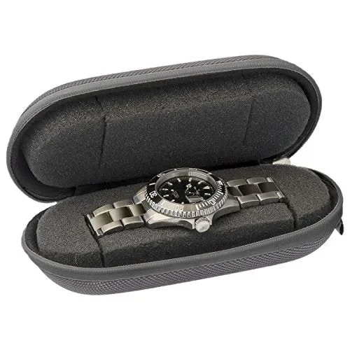 Beco, custodia da viaggio per orologi, grigio-argento e nero - immagine 2