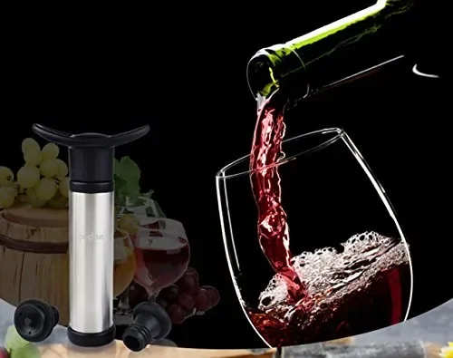 Bedee Salvavino pompa + 5 Tappi incluso, Pompa di Aspirazione in… Vendita calda online - immagine 2