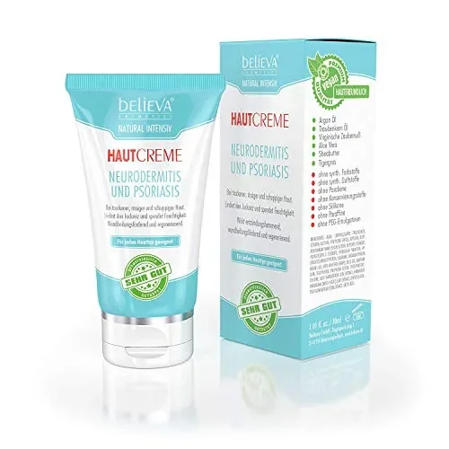 Believa Crema Naturale Intensiva – Per il trattamento di Neurodermite 30ml