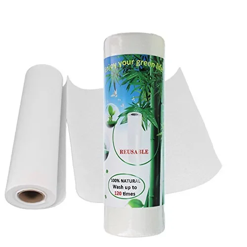 Benail Lavabili in bambù Asciugamani, Riutilizzabile e Lavabile Lavatrice… - immagine 2