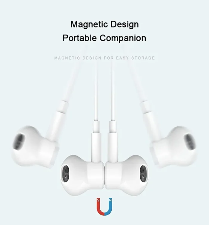 BENEWY Auricolari, Cuffie in-Ear con Filo, Auricolari in-Ear con Filo e Microfono, Auricolare Bassi Potenti, Alta qualità del Suono, Magnetici Cuffiette per iPhone, iPad, Samsung, Xiaomi, Huawei etc - immagine 2