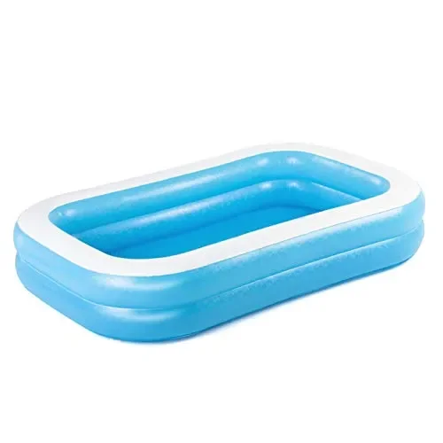 Bestway 54006 Piscina Gonfiabile Rettangolare 262 x 175 x 51 cm, Blu/Bianco