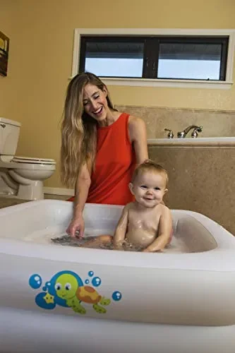 Bestwy 51116 Bagnetto Gonfiabile da Viaggio per Bambini - immagine 2