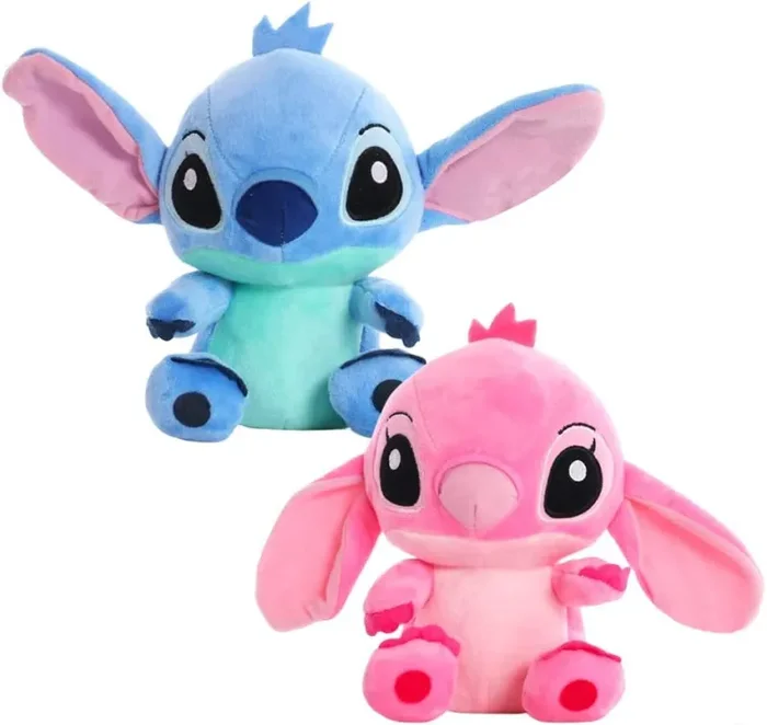 BESTZY 2pcs Stitch Giocattoli di Peluche Stitch Peluche Doll Simpatici Giocattoli di Peluche Bambole Peluche per Bambini Ragazzi e Ragazze Regali di Compleanno per Bambini 20cm