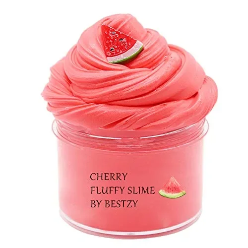 BESTZY Fluffy Anguria Cloud Slime 2019 più Nuovo 200ML Fairy Putty rosso