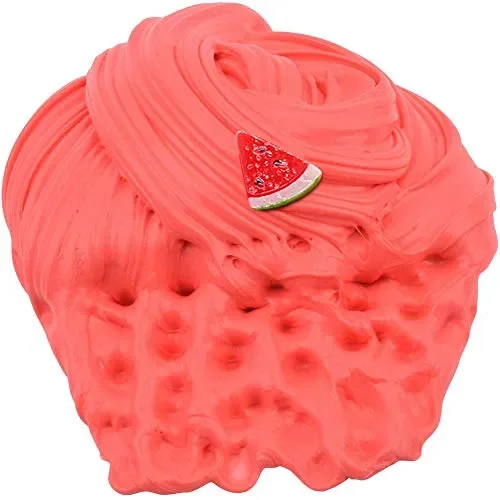 BESTZY Fluffy Anguria Cloud Slime 2019 più Nuovo 200ML Fairy Putty rosso - immagine 3