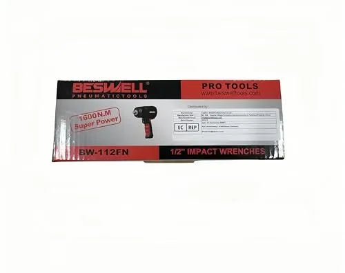 Beswell-BW-112FN1-1/2″ avvitatore a impulsi pneumatico-1600 N.M coppia di allentamento massima-2 Anni di Garanzia - immagine 3