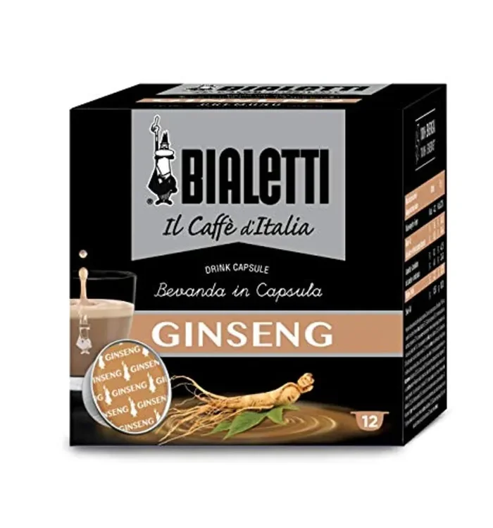 Bialetti Caffè d’Italia Ginseng – Box 12 Capsule, L’imballaggio può variare
