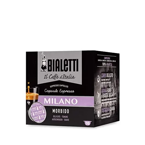 Bialetti Caffè d’Italia Milano (Gusto Morbido) – Box 16 Capsule