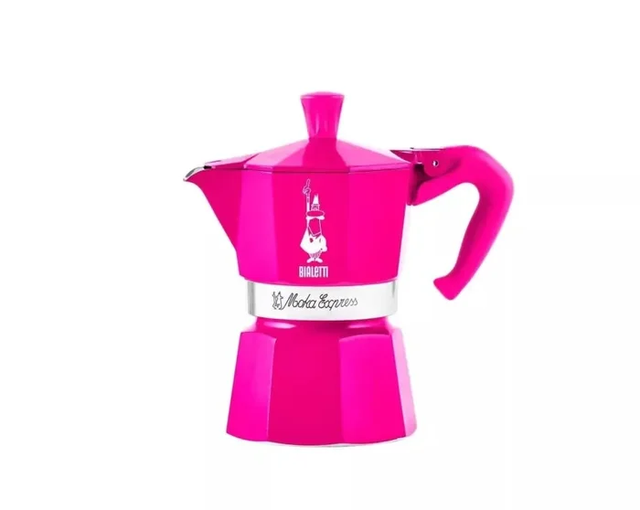 Bialetti Moka Express 3 Tazze Fucsia