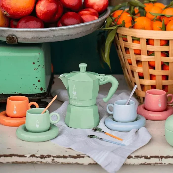 Bialetti Moka Express 3 Tz Menta - immagine 3