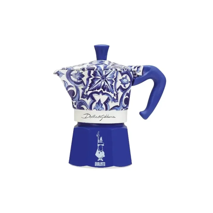 Bialetti Moka Induction Dolce&Gabbana Blu Mediterraneo 4 Tazze