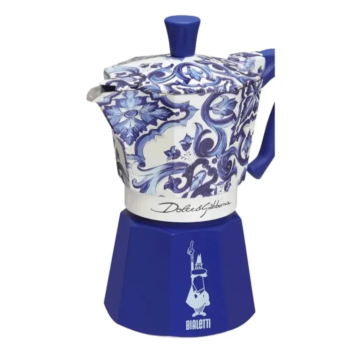 Bialetti Moka Induction Dolce&Gabbana Blu Mediterraneo 6 Tazze Vendita calda