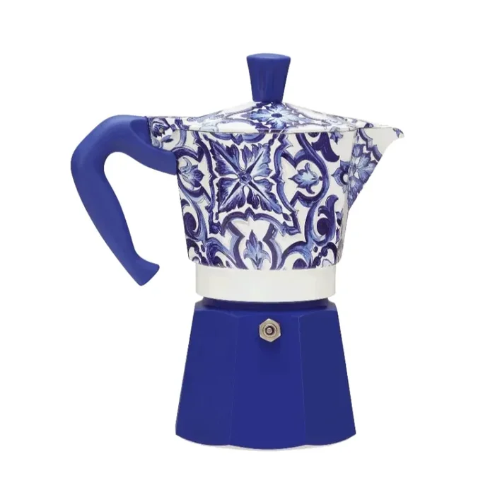 Bialetti Moka Induction Dolce&Gabbana Blu Mediterraneo 6 Tazze Vendita calda - immagine 2