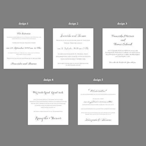 Bianco partecipazioni matrimonio taglio laser fai da te inviti matrimonio… - immagine 2