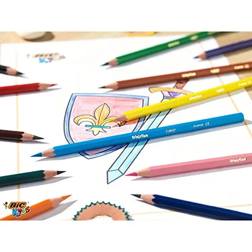BIC Kids Evolution ECOlutions Matite per Colorare – Colori Assortiti, 2… - immagine 2