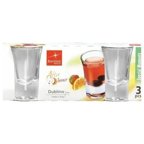 Bicchiere Liquore Dublino Confezione 3 Pz RD-1.68169.Q03
