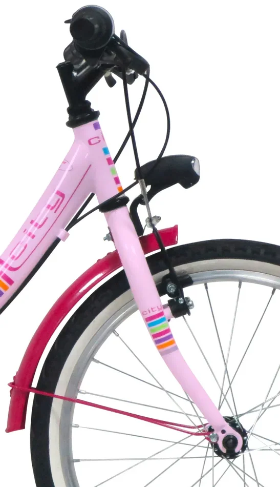 Bicicletta City per Ragazza 20” 6V in Acciaio Venere Rosa - immagine 2