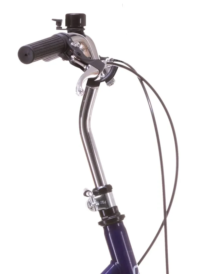 Bicicletta Graziella Pieghevole 20” in Acciaio Blu Metallizzato Online - immagine 2