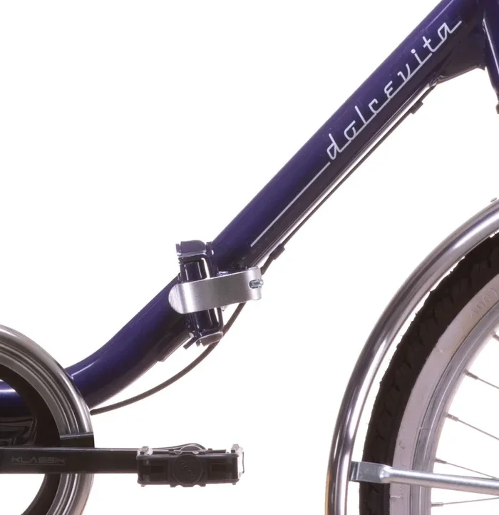 Bicicletta Graziella Pieghevole 20” in Acciaio Blu Metallizzato Online - immagine 3
