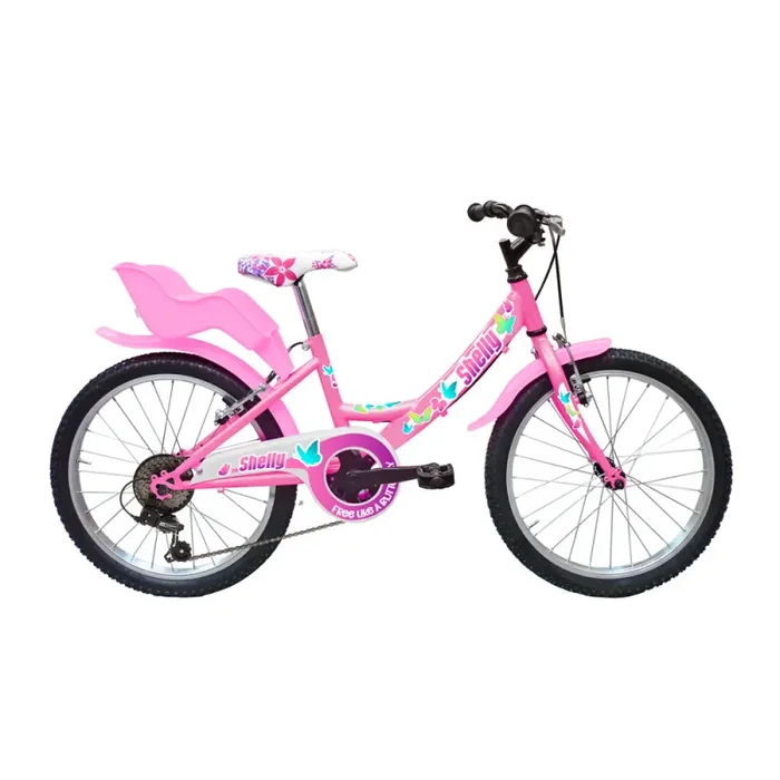Bicicletta MTB Ragazza 20” 6 Velocità Shelly Fragola o Rosa - immagine 3
