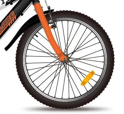 Bicicletta MTB Ragazzo 20” 7V in Metallo Sportivo Arancio - immagine 3