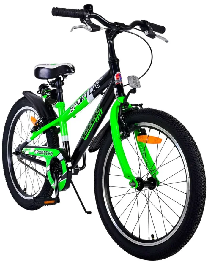 Bicicletta MTB Ragazzo 20” 7V in Metallo Sportivo Verde - immagine 2