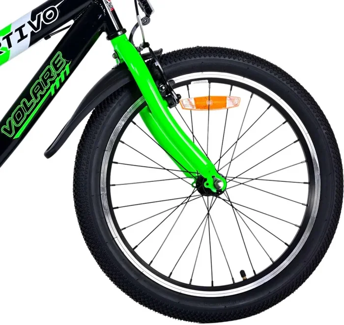Bicicletta MTB Ragazzo 20” 7V in Metallo Sportivo Verde - immagine 3
