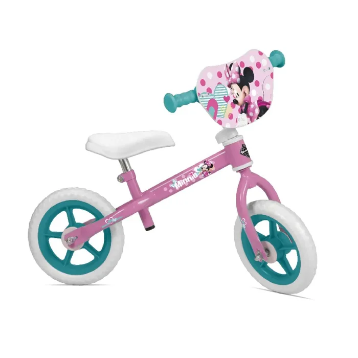 Bicicletta Pedagogica per Bambina Senza Pedali con Licenza Disney Minnie - immagine 3
