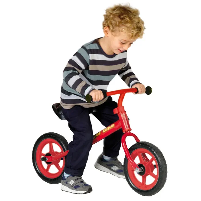 Bicicletta Pedagogica per Bambini 12 Senza Pedali Kid Smile Tiger Bike Rossa - immagine 2