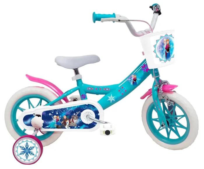 Bicicletta per Bambina 12″” 1 Freno Disney Frozen Azzurro