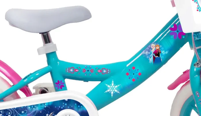 Bicicletta per Bambina 12″” 1 Freno Disney Frozen Azzurro - immagine 3