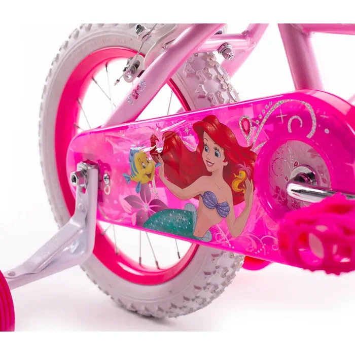 Bicicletta per Bambina 14” 2 Freni con Licenza Disney Princess Rosa - immagine 2