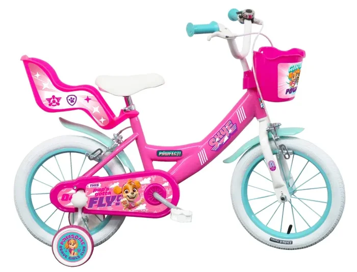 Bicicletta per Bambina 14” 2 Freni Sky Everest Rosa