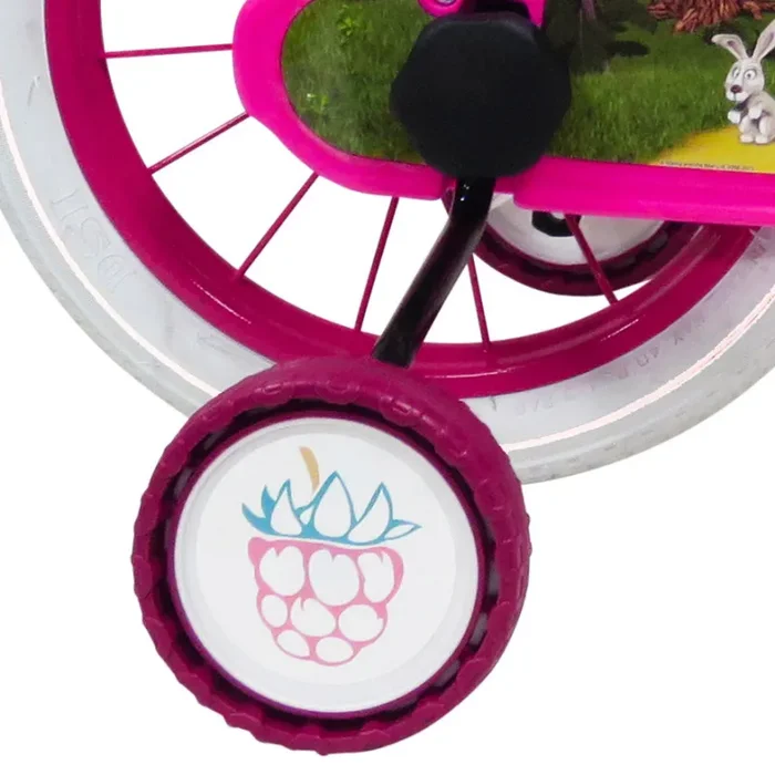 Bicicletta per Bambina 16” 2 Freni Masha e Orso Bianca - immagine 2
