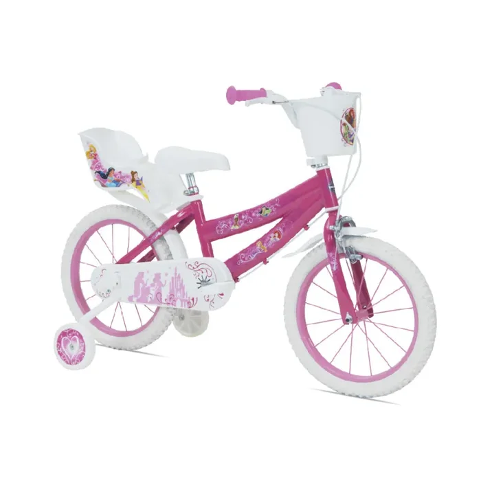 Bicicletta per Bambina 16’’ Freni Caliper con Licenza Disney Princess Moda